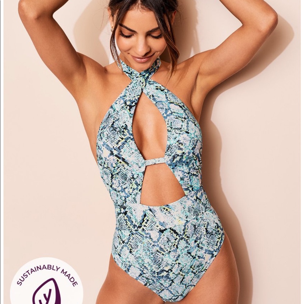 Snake Skin Print One Piece